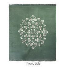 Bigghome Cintemani Green Double Blanket 200x220 cm 