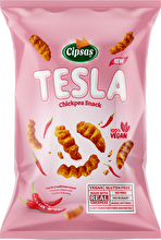 Cipsaş Tesla - Paprika Flavored Hummus Chips 65 G