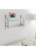Decormet Seramoni Shelf Set, 2 Shelves, 200*720, White