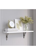 Decormet Retro Shelf Set 20×60 – White & Black