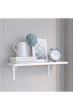 Decormet Retro Shelf Set 20×60 – Pure White & Black