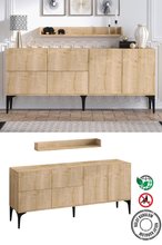 Decormet Stella Console – Sapphire Oak (DEC-20058)