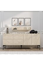 Decormet Stella Console – Travertine