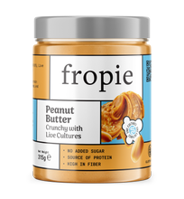 Fropie Peanut Butter - Crunchy With Live Cultures
