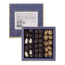 Hacıbekir Chocolate Covered Turkish Delight with Pistachio, Walnut and Almond Madlen