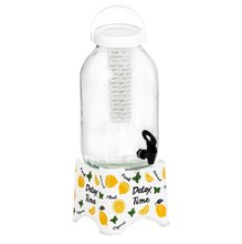 Herevin 5 lt Decorated Beverage Dispenser-Detox Time-With Infuser