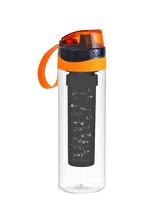 Herevin 650 cc Water Bottle with Infuser-Como-Orange-Special Polybag