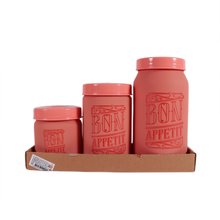 Herevin 171601-802 Patterned Jar Set of 3 (425-660-1000 ml)