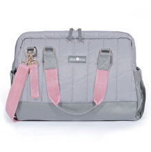Milk&Moo Diaper Bag Quilted Dark Gray