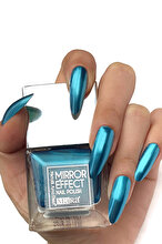 Mara Mirror Effect Nail Polish 15 Ml - Blue