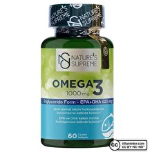 Nature’s Supreme Omega 3 1000 mg 60 Capsules