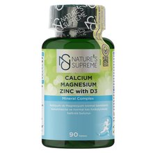 Nature’s Supreme Calcium Magnesium Zinc with D3 90 Tablets