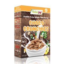 Naturpy Hazelnut Cream Filled Choco Crunchies  225 gr