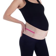 Owli Bamboo Premium Pregnancy Support Belt 2 in 1, S/M, Nude