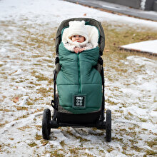 Owli Footmuff Pine Green 6-36 M