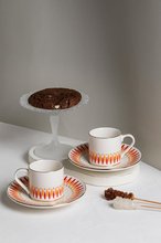 Porser Palm Orange Pure Coffee Set 4 Pieces