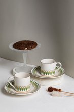 Porser Palm Green Pure Coffee Set 4 Pieces