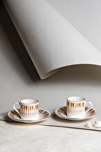 Porser Pera Brown Pure Coffee Set 4 Pieces