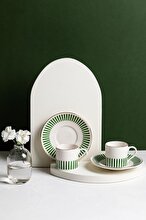 Porser Alya Dark Green Pure Coffee Set 4 Pieces