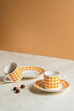 Porser Peyda Orange Pure Coffee Set 4 Pieces