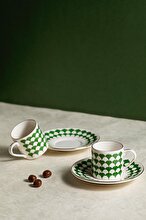 Porser Peyda Dark Green Pure Coffee Set 4 Pieces