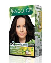 SEA COLOR AMMONIA FREE  HAIR DYE KIT 3.0
