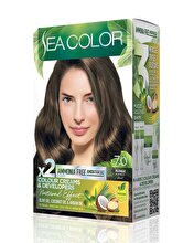 SEA COLOR AMMONIA FREE  HAIR DYE KIT 7.0