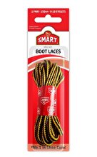 Smart Boot Laces Yellow/Brown, One Pair, 150 Cm