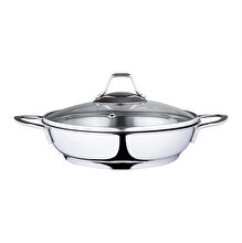 Serenk Modernist Stainless Steel Omelette Pan, Frying Pan, 1 Qt, Egg Pan