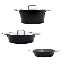 Serenk Excellence 5 Pieces Granite Cookware Set
