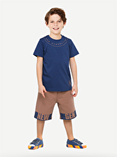 Casabony New Gen Brown Shorts + T-shirt Set 3 YEARS