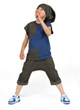 Casabony Star Khaki 3-Pack Tshirt + Capri + Bandana Set 3 YEARS