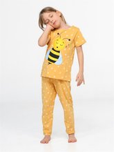Casabony Bee Polka Dot Girls' Pajama Set - 3 Years