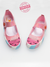 Casabony Pink Patent Leather Glitter 3d Girl Ballet Flats 23