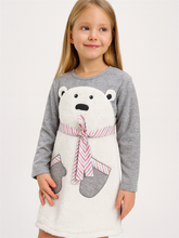 Casabony Bear Gloves Girls' Dress - 3 Years