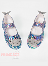 Casabony Mermaid Hologram 3D Child Girl Ballet Flats 23
