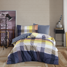 Hobby Virgina Navy Blue - Poplin Studio Duvet Cover Set