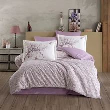 Hobby Arianna Plum - Poplin Double Duvet Cover Set