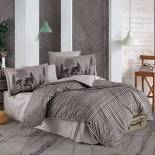 Hobby Tully Brown - Poplin Double Duvet Cover Set