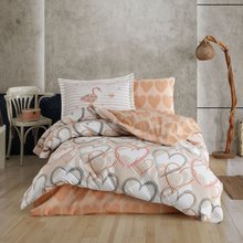 Hobby Diana Brown Single Quilted Duvet Cover Set