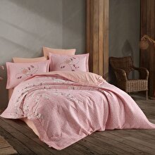 Hobby Missy Pudra - Double Poplin Quilted Duvet Cover Set
