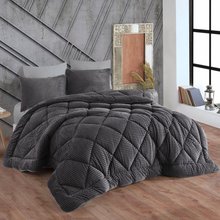 Hobby Premium Soft Double Duvet Set – Anthracite