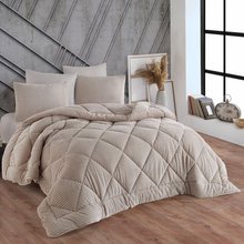 Hobby Premium Soft Double Duvet Set – Beige