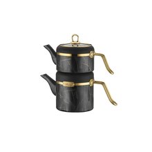 Brioni Selection Plus Non-Stick Granite Teapot Set – Black