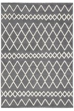 Koza Halı Blomst Anthracite Carpet Rug Living Room Bedroom Corridor Machine Carpet 59834 80 x 150