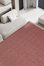 Koza Halı Rosso Red Woven Sisal Rug Jute Carpet Kilim Living Room Sitting Room Bedroom Hallway Rug 23033A 60 x 100