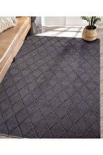 Koza Carpet Koza Premium Tahar Anthracite Black Hand Woven Living Room Hall Bedroom Children's Room Hallway Carpet 99001 200 x 290