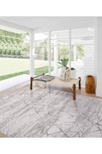 Koza Carpet Koza Hayad Kilyos Gray Acrylic Carpet Living Room Sitting Room Bedroom Corridor Machine Carpet 45984 80 x 150