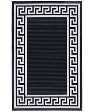 Koza Carpet Koza Premium Pearl Black Cream Carpet Living Room Bedroom Hallway Machine Made Carpet 51327H 160 x 230