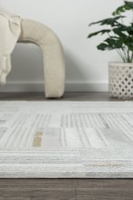 Koza Carpet Koza Hayad Helsinki A0929F Gray Yellow Living Room Sitting Room Bedroom Corridor Machine Carpet 200x290